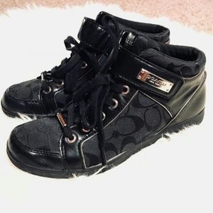 Coach hightop sneakers